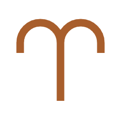 Narysowany symbol Barana
