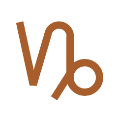 Narysowany symbol Koziorożca