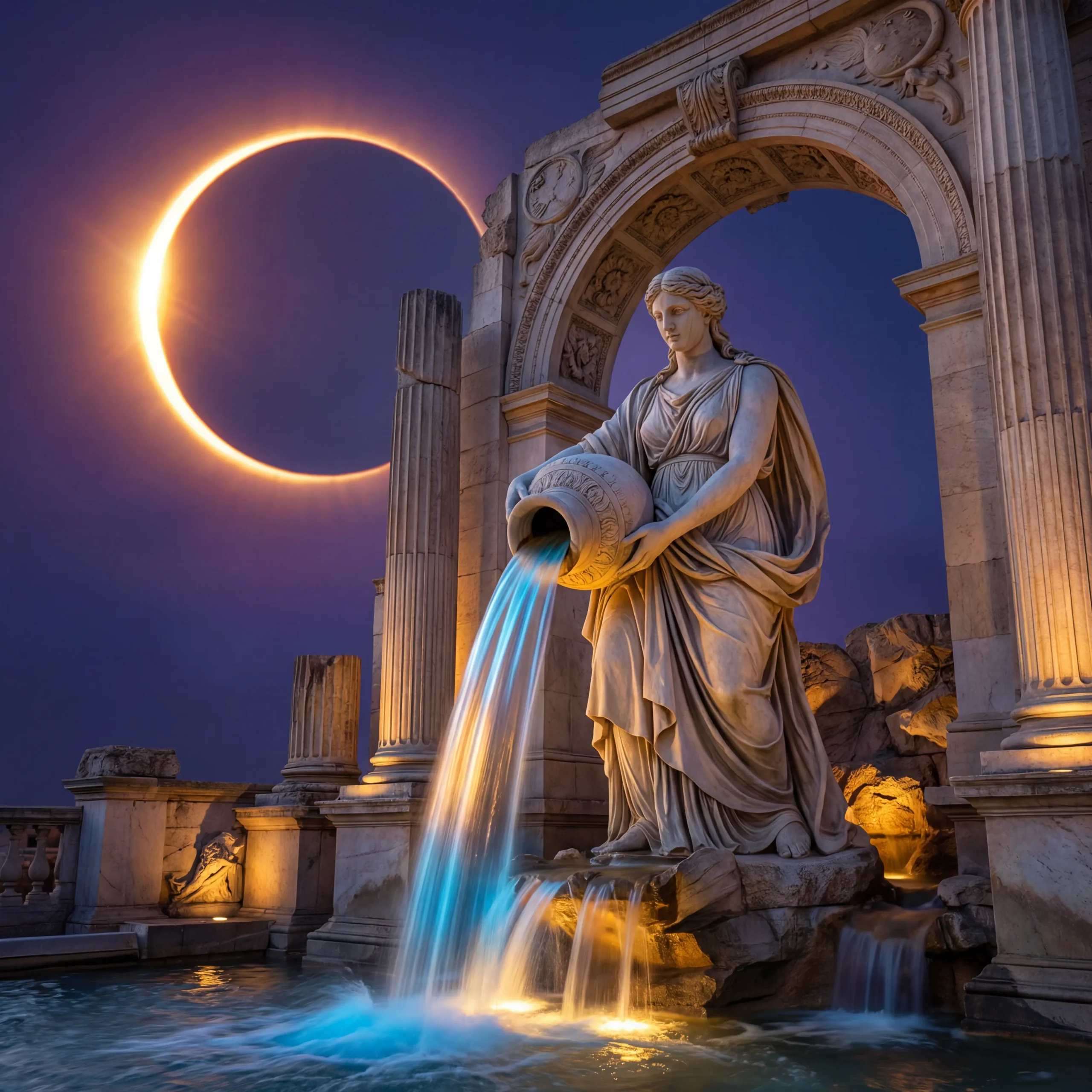 Nów Księżyca luty 2026: zaćmienie w Wodniku, które zmieni twoją drogę