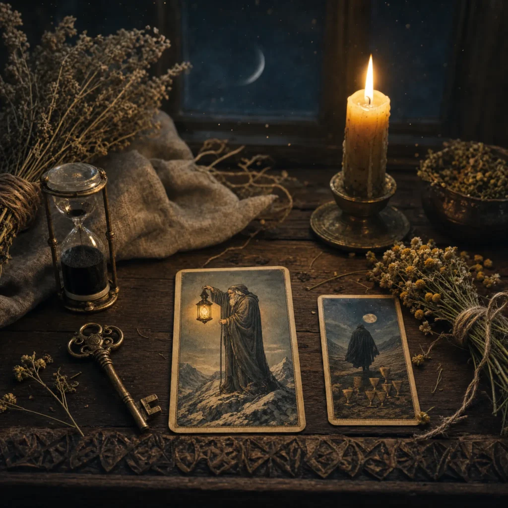 Zero kontaktu tarot. 6 kart na ciszę i etapy 30, 60, 90 dni